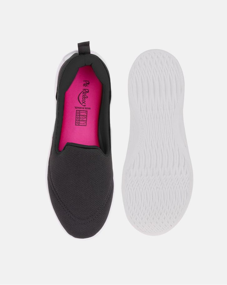 Slip On Begônia - Preto