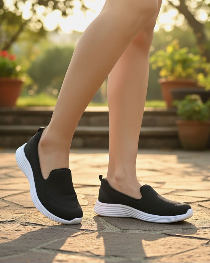 Slip On Begônia - Preto