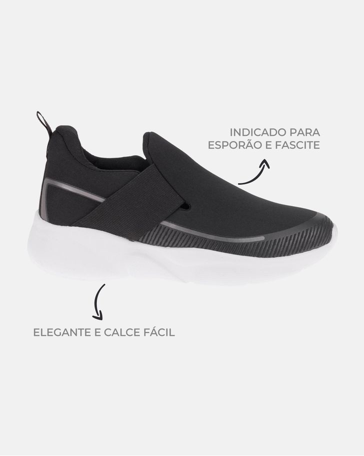 Tênis Pluma - Preto / Prata