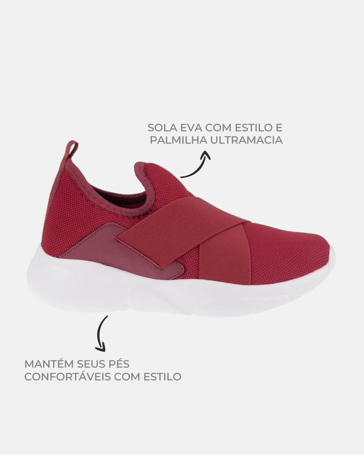 Tênis Pluma - Bordô