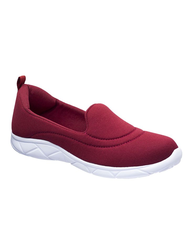 Tênis Slip On Ultra Leve Amaranto - Bordô