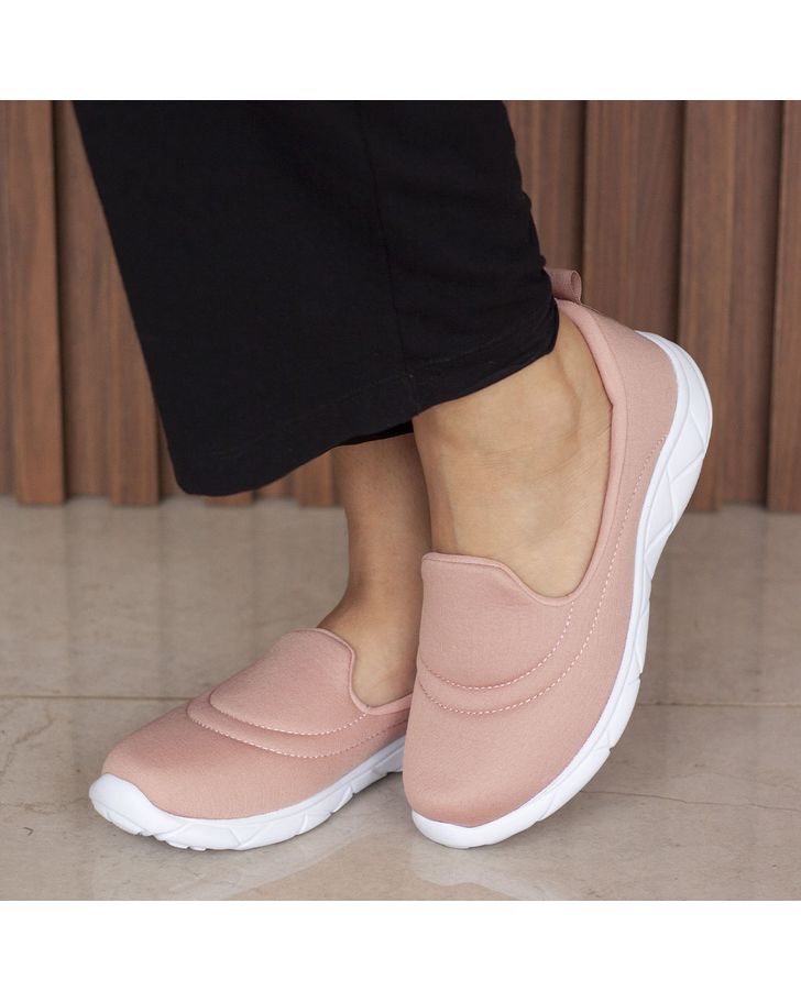 Tênis Slip On Ultra Leve Amaranto - Rosé