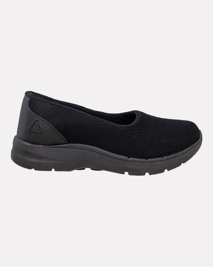 Slip On Amaranto - Preto / Sola Preta