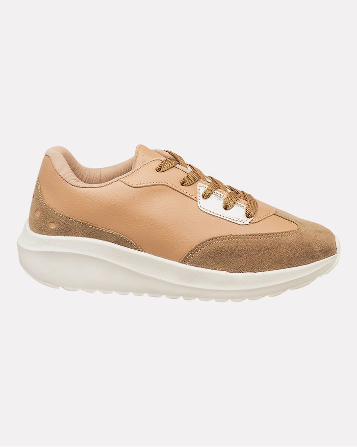 Sneaker Ortopédico Bromélia - Bege / Dolce