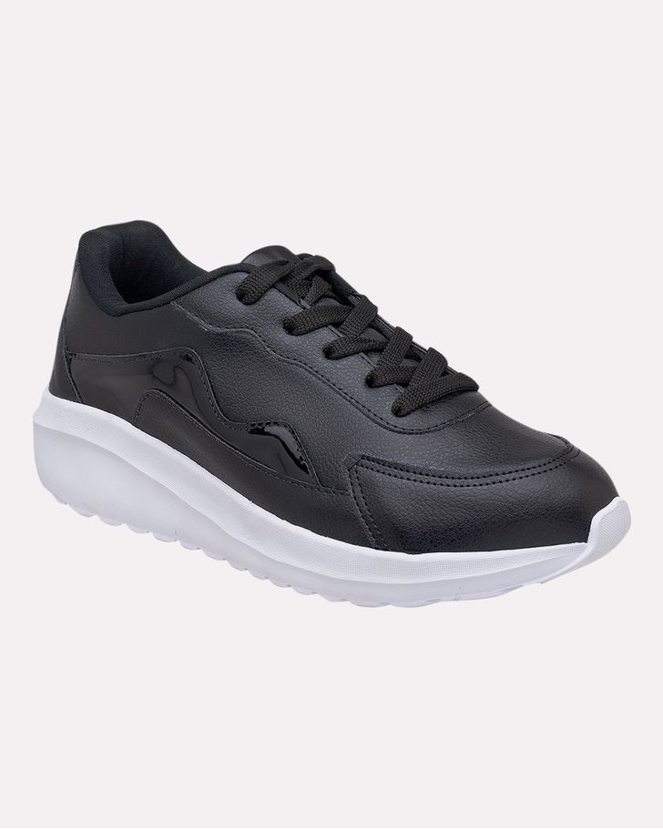 Sneaker Ortopédico Bromélia - Preto