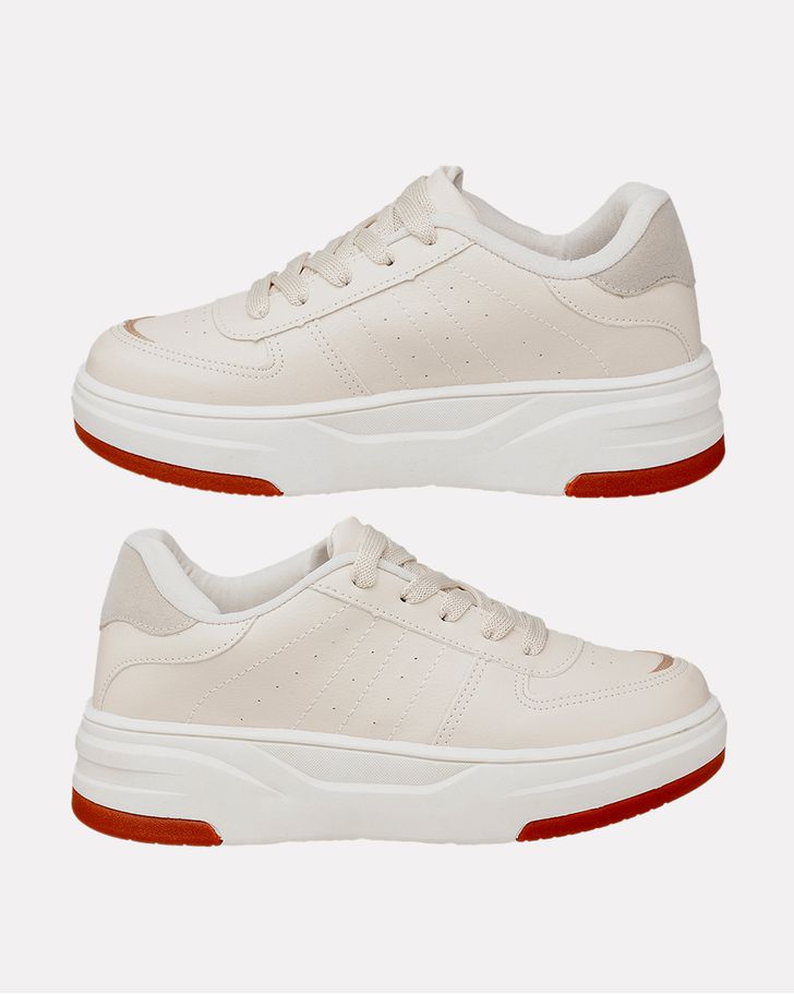 Sneaker Feminino Extremosa - Off White