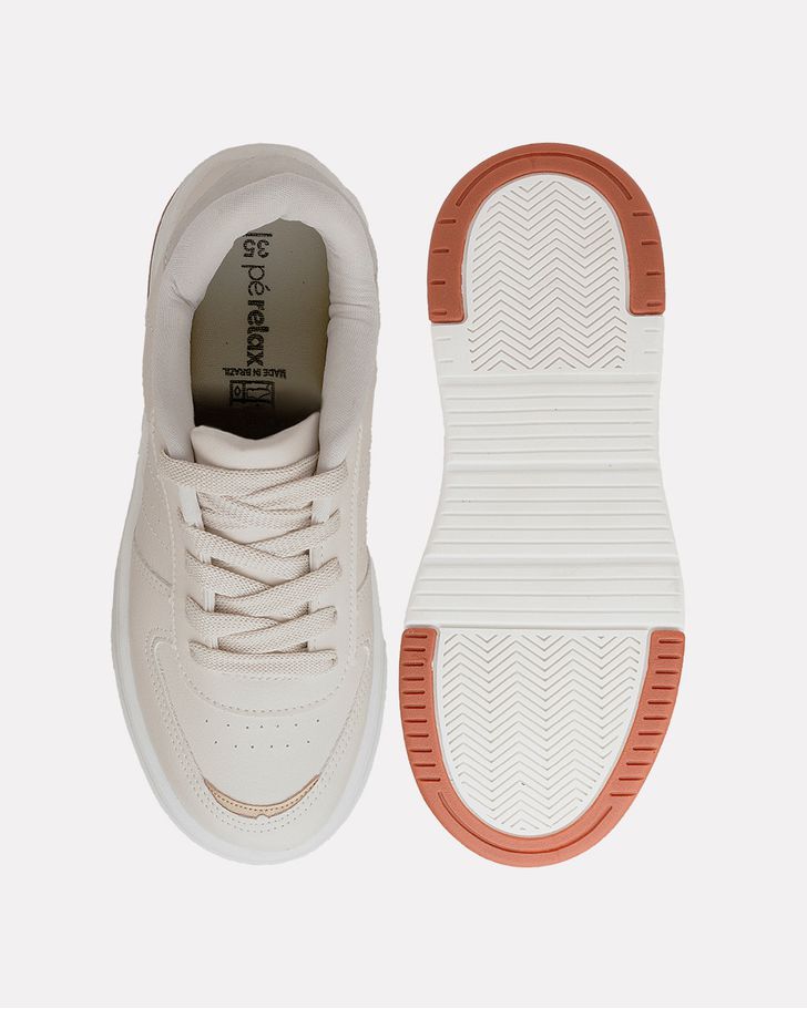 Sneaker Feminino Extremosa - Off White