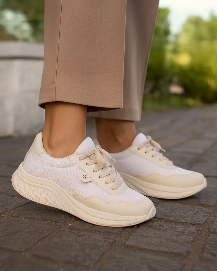 Tênis Ortopédico Maricá - Off White