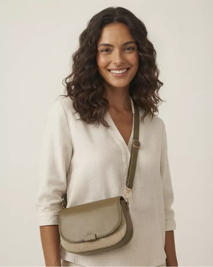 Bolsa Transversal Olivia - Musgo