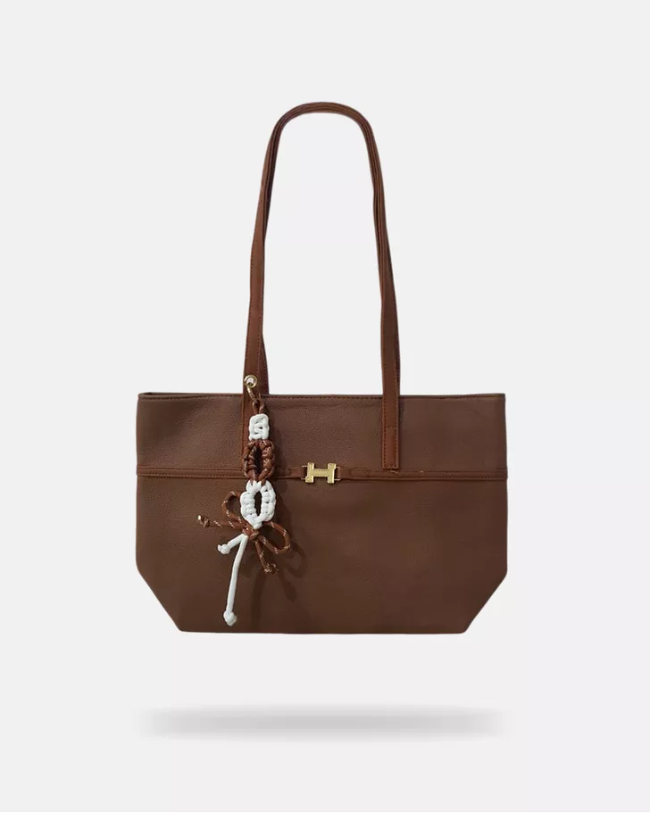 Bolsa Trançada Hanna - Cappuccino