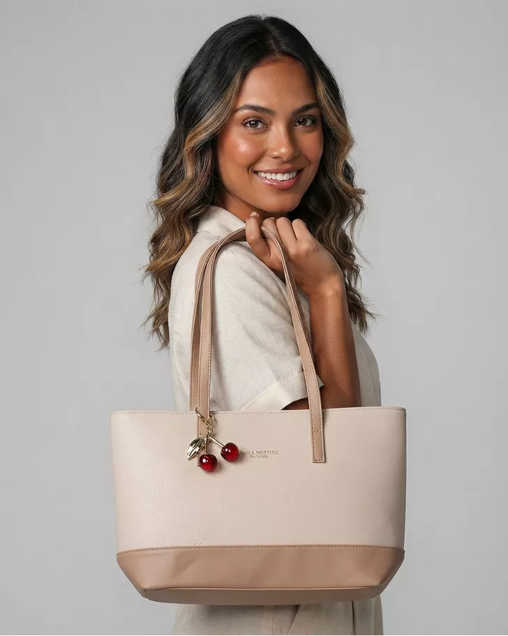 Bolsa Trançada Luna - Taupe
