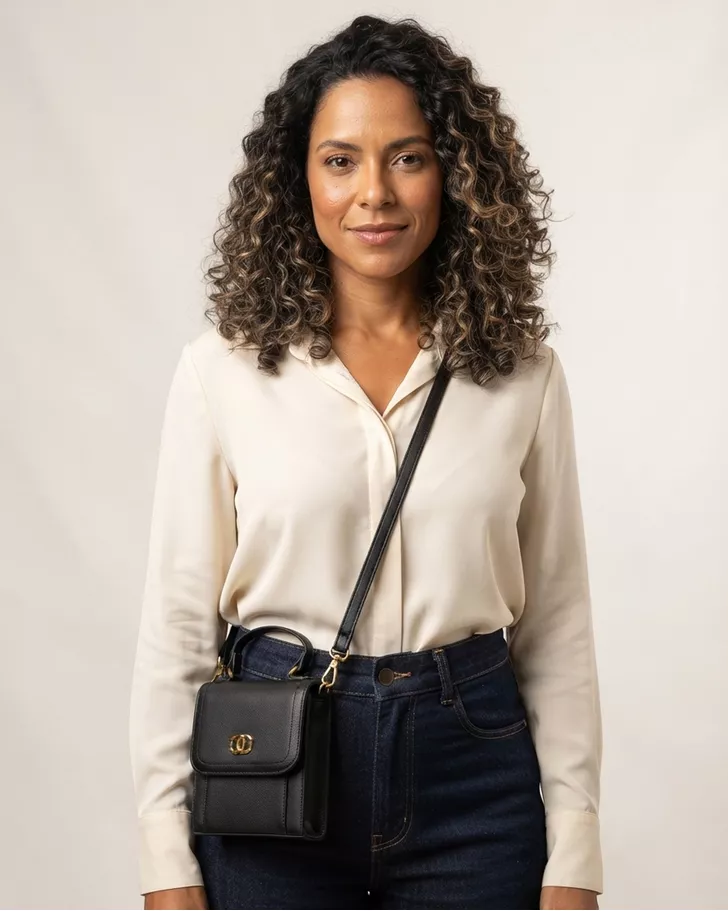 Bolsa Porta-Celular Mari - Preta