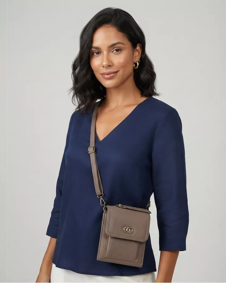 Bolsa Porta-Celular Mari - Tan