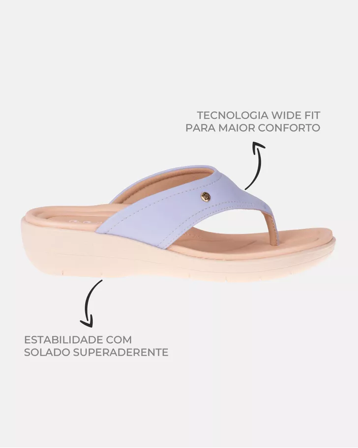Chinelo para Fascite Helicônia - Mirtilo