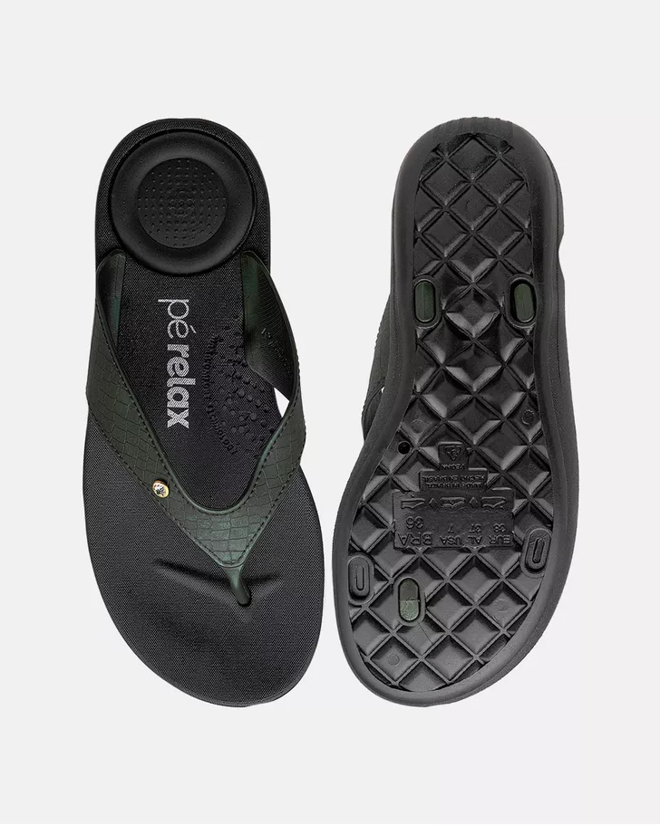 Chinelo Para Esporão Matricária - Preto