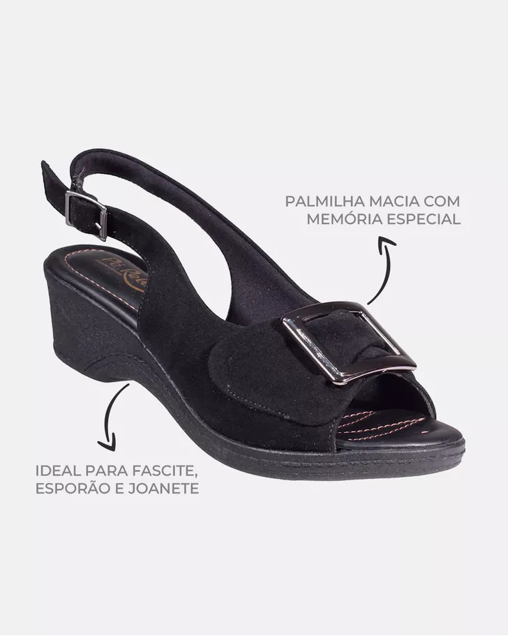Sandália com tecnologia Wide Fit