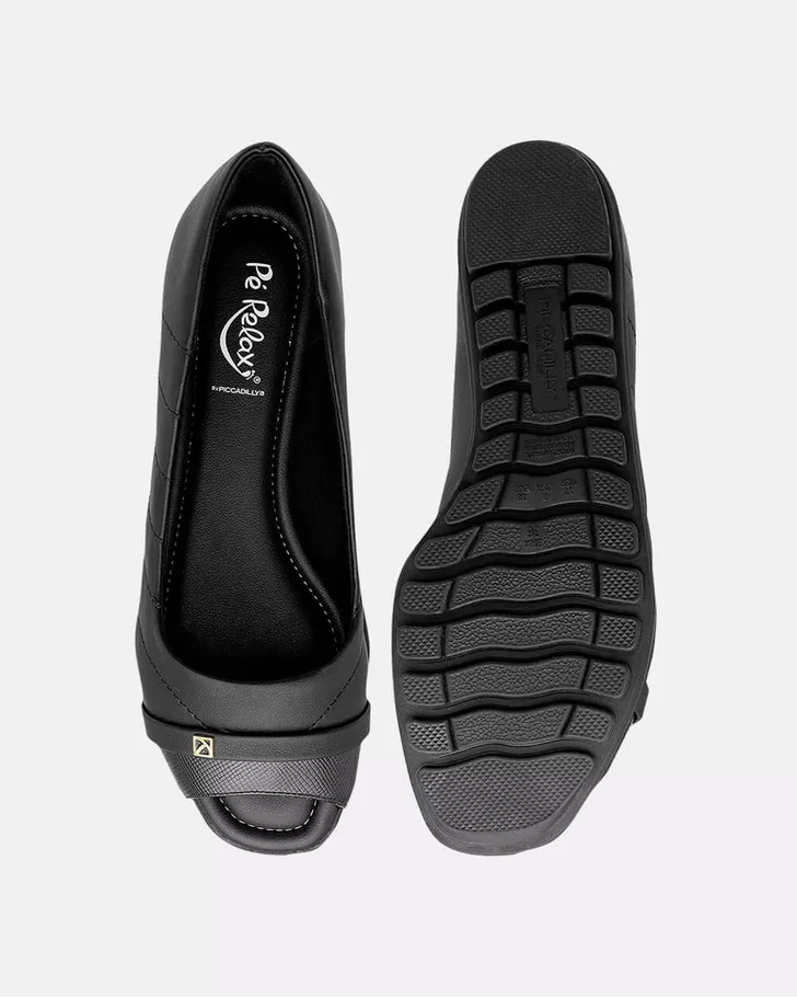 Sapato Ortopédico Aberto Tília - Preto