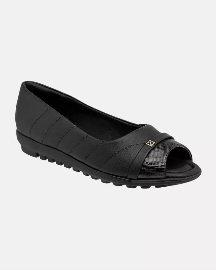 Sapato Ortopédico Aberto Tília - Preto