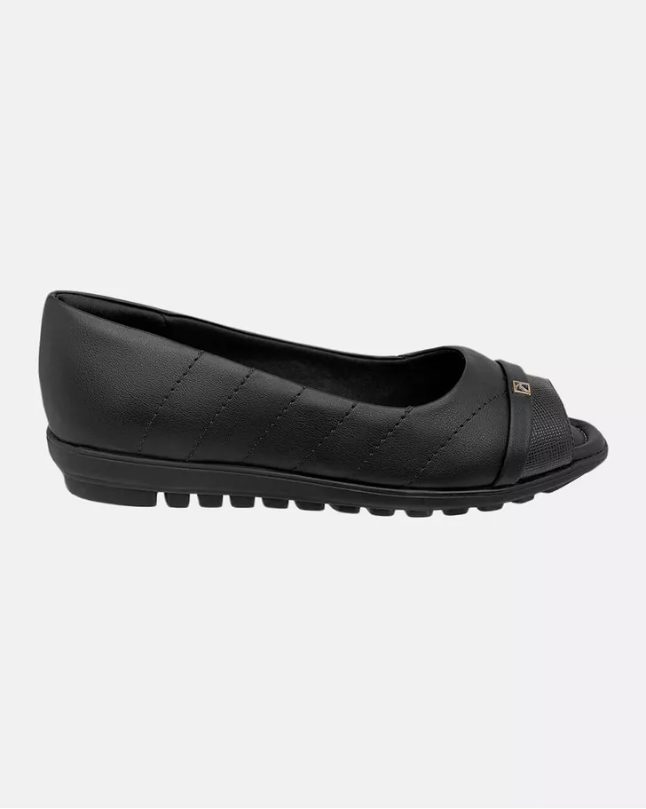 Sapato Ortopédico Aberto Tília - Preto