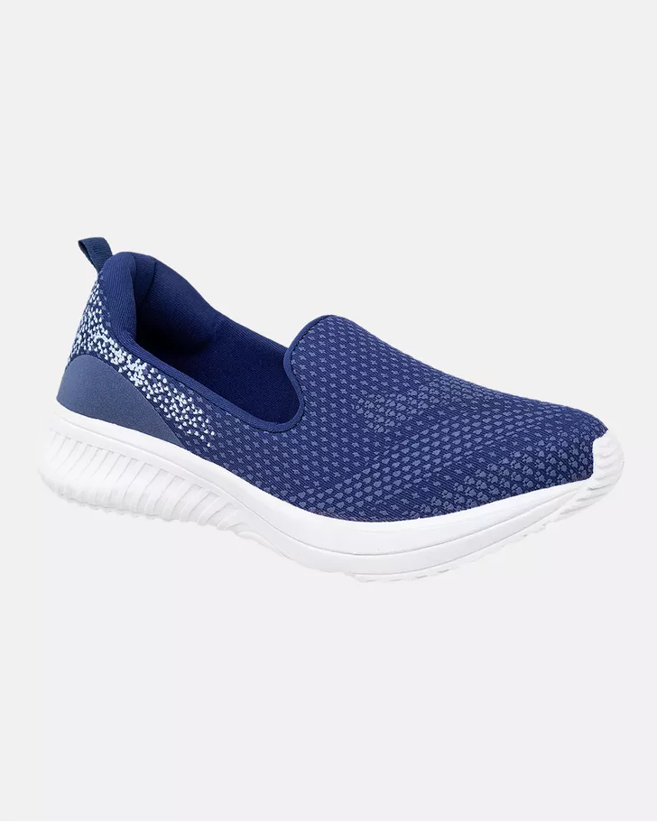 Slip On Peônia - Marinho / Azul