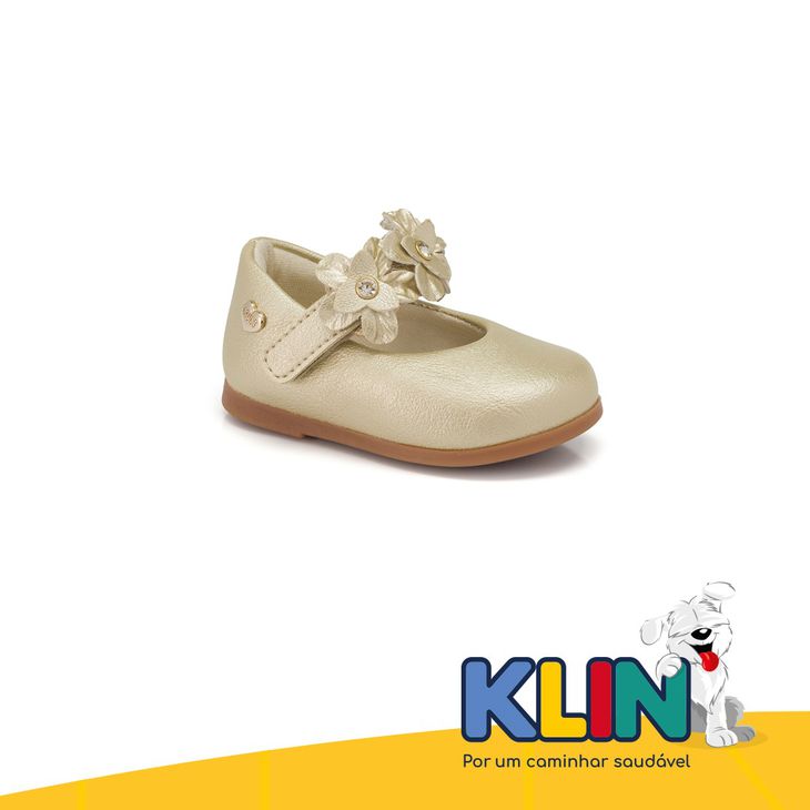 SAPATILHA KLIN 125194 DOURADO