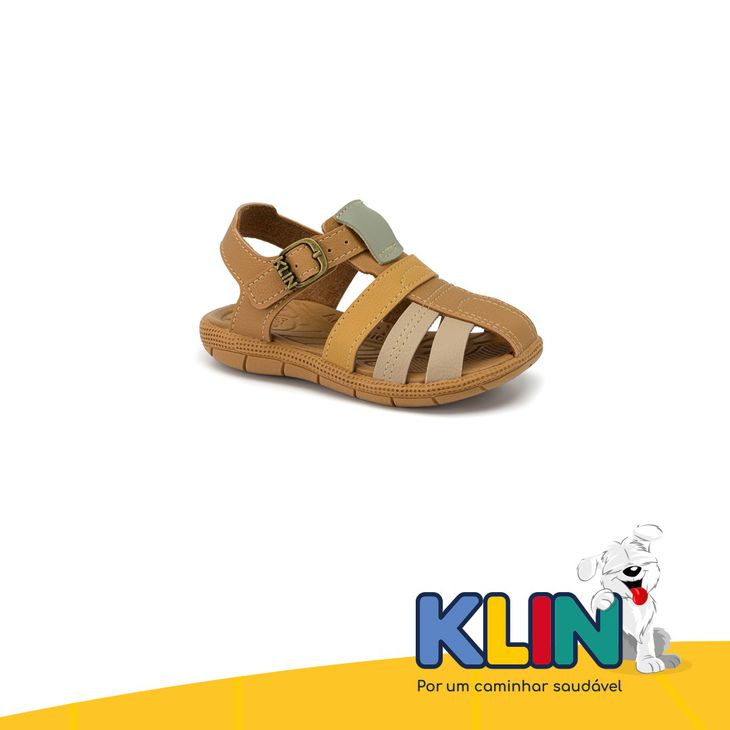 SANDALIA KLIN 171265 CAPUCCINO/PALHA