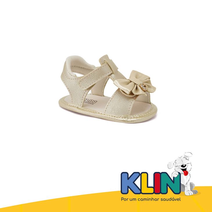 SANDALIA KLIN 361010 DOURADO