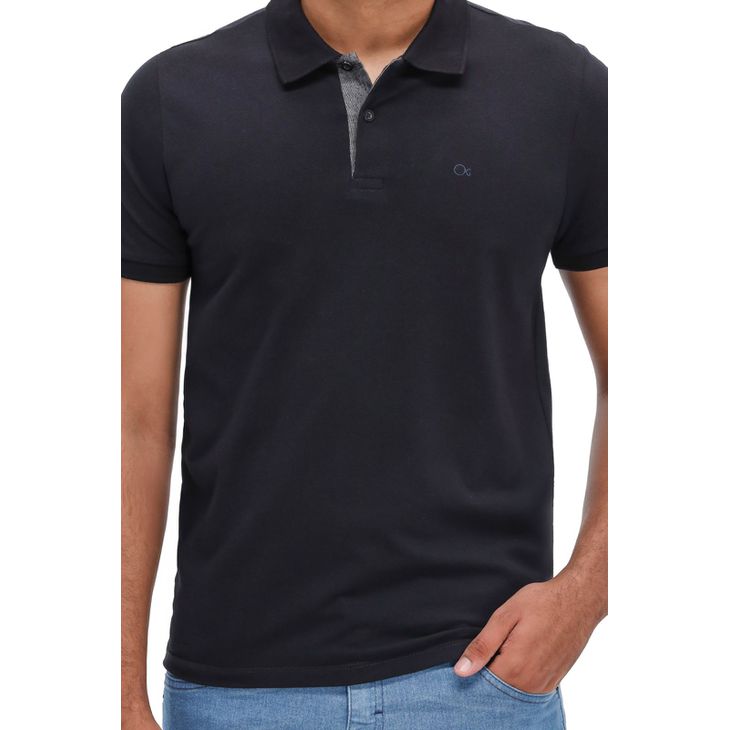 CAMISA POLO OGOCHI 7001001 ADULTO PRETO