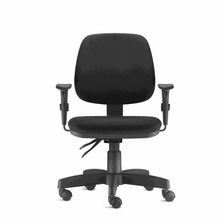 Cadeira Diretor Frisokar Job Giratória com Braços Reguláveis e Mecanismo Back System