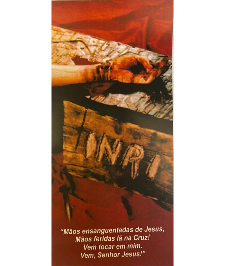 Mãos ensanguentadas - Arcanjo São Miguel