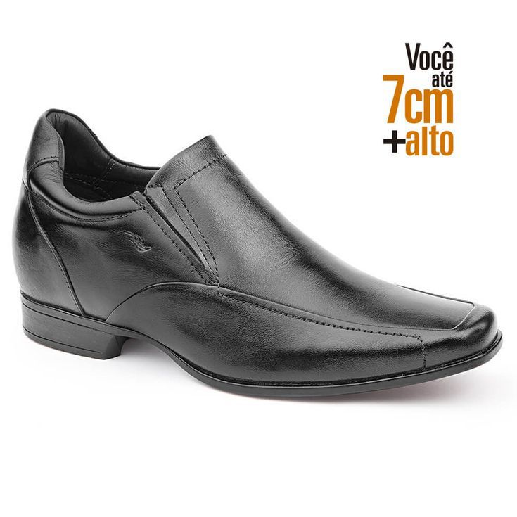 Sapato Rafarillo Social Vegas Alth 7cm Mais Alto C... - Sapataria Web