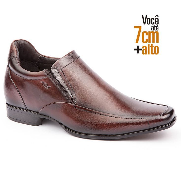 Sapato Rafarillo Social Vegas Alth 7cm Mais Alto C... - Sapataria Web