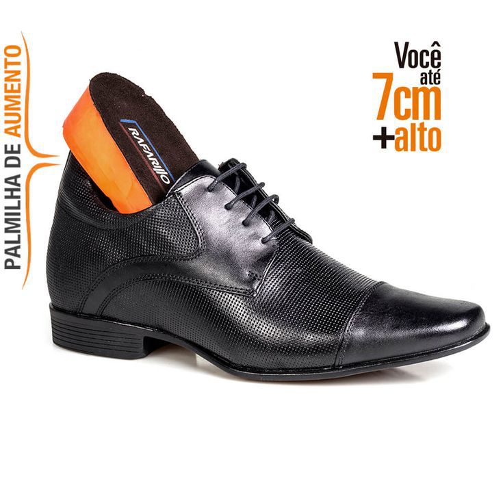 Sapato Social Masculino Rafarillo Alth Com Salto 7... - Sapataria Web