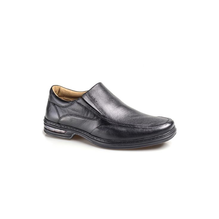 Sapato Rafarillo Conforto Extra Preto Couro 39001 ... - Sapataria Web