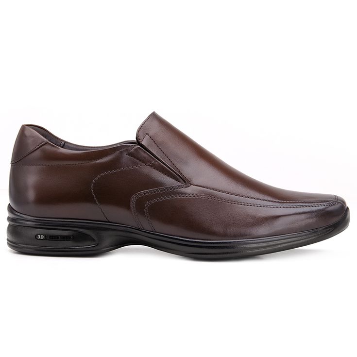 Sapato Social Masculino Pelica Jota Pe 3d Couro Or... - Sapataria Web