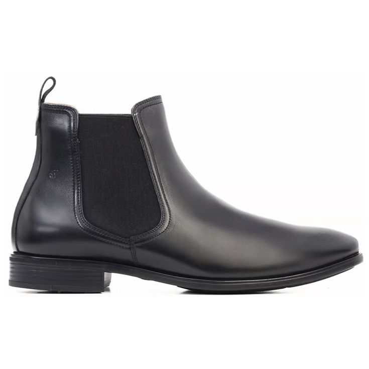 Bota Botina Masculina Social Em Couro Preto Marrom... - Sapataria Web