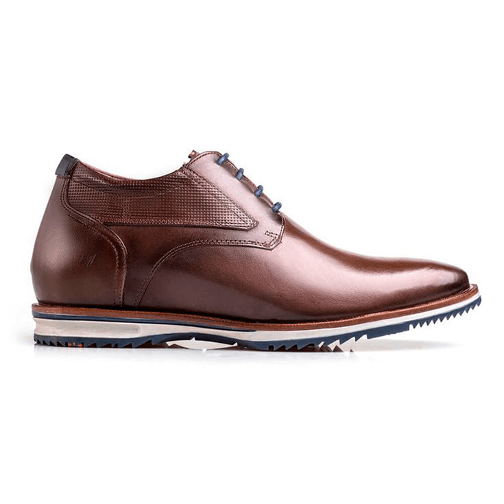 Sapato Social Masculino Rafarillo Couro Você 7cm +... - Sapataria Web