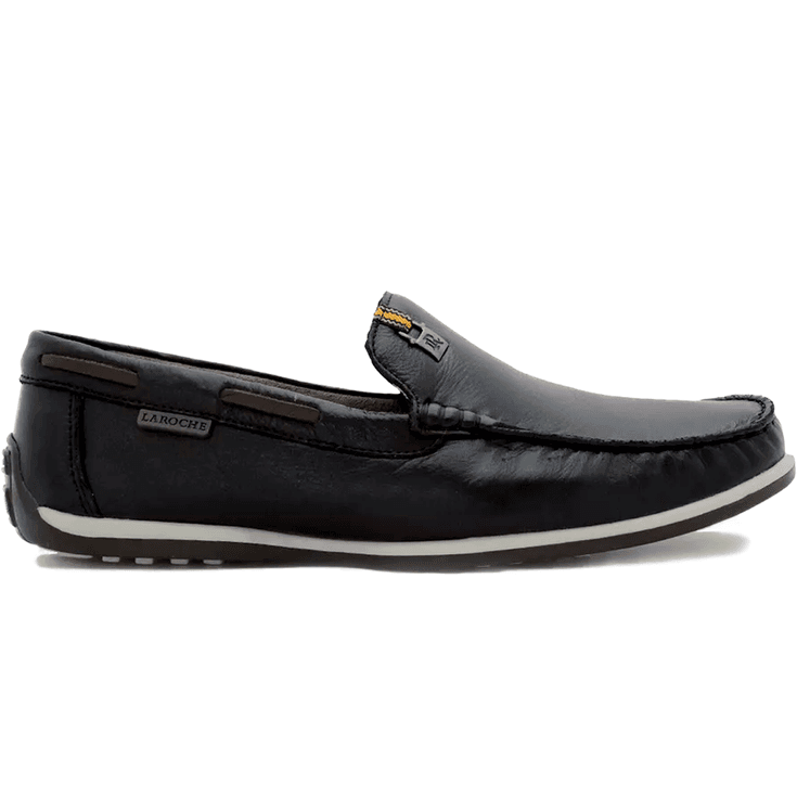 Sapato Mocassim Masculino Laroche Couro Paraty Pre... - Sapataria Web