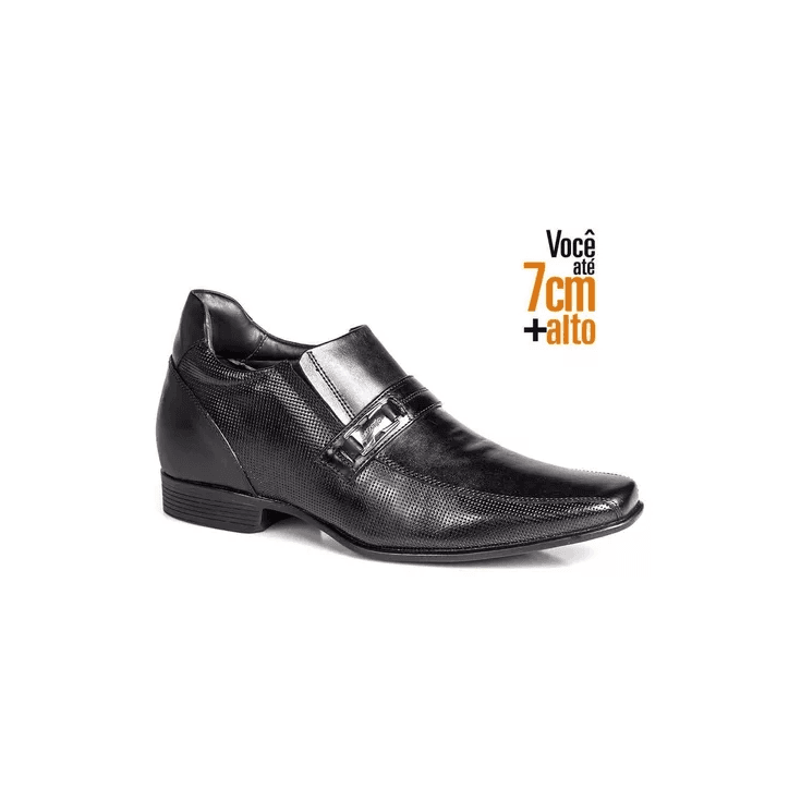 Sapato Rafarillo Office Alth Você+Alto 7cm Preto 5... - Sapataria Web