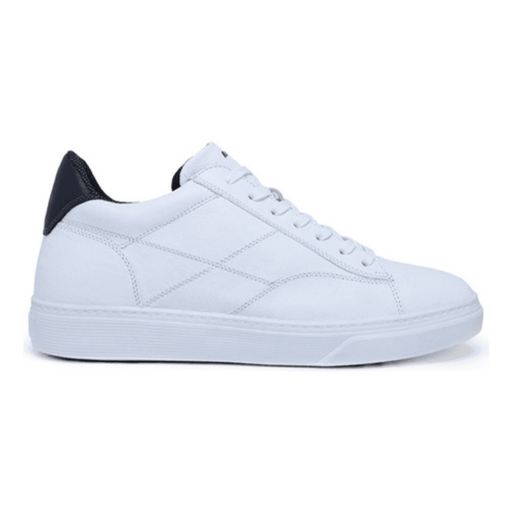 Tênis Casual Masculino Couro Rafarillo Branco Fly ... - Sapataria Web