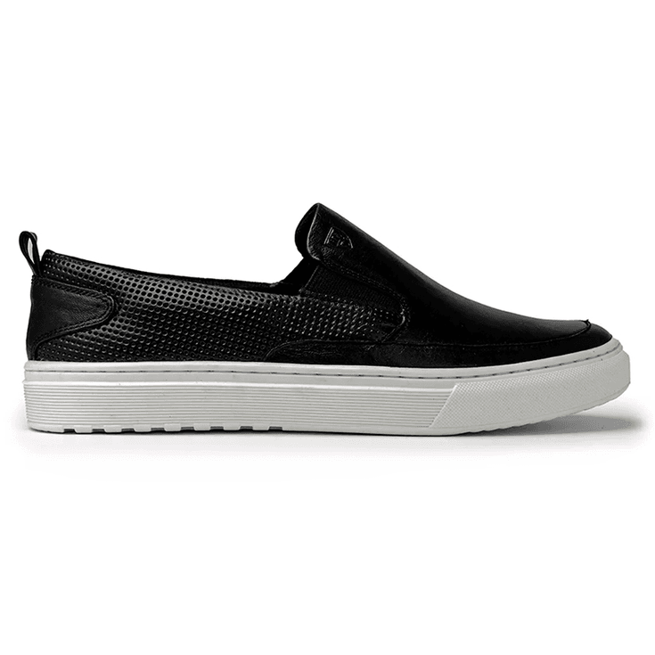 Tênis Slip On Masculino Laroche Casual em Couro Pr... - Sapataria Web