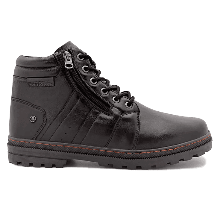 Bota Masculina Coturno Preto Marrom Modelo Com Zíp... - Sapataria Web