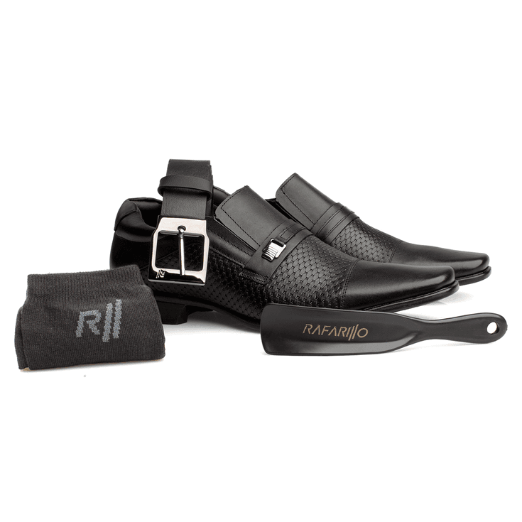 Kit 4 Em 1 Sapato Social Masculino Rafarillo Execu... - Sapataria Web