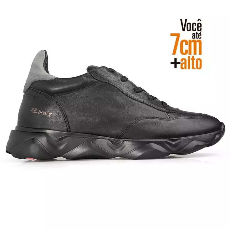 Tênis Casual Masculino Em Couro Rafarillo Beats Al... - Sapataria Web