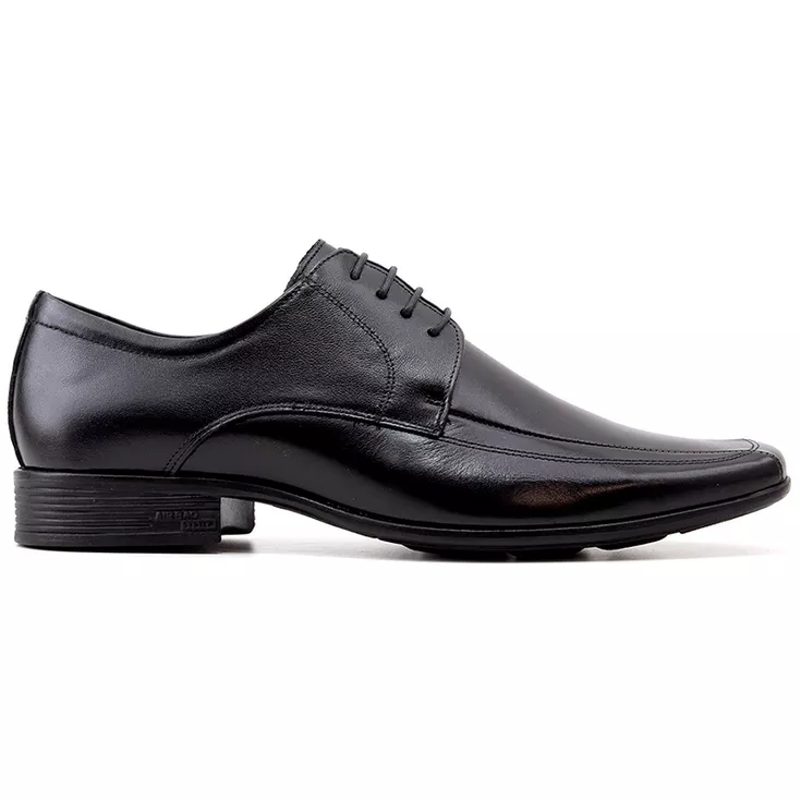 Sapato Social Jota Pe Winner Airbag Couro Pelica Preto 45009 Preto