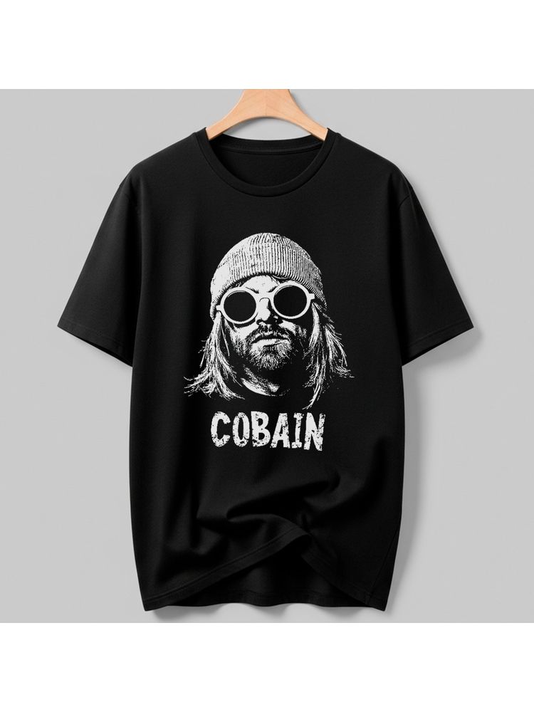 Camiseta Algodão Preta Kurt C... - Bronzo
