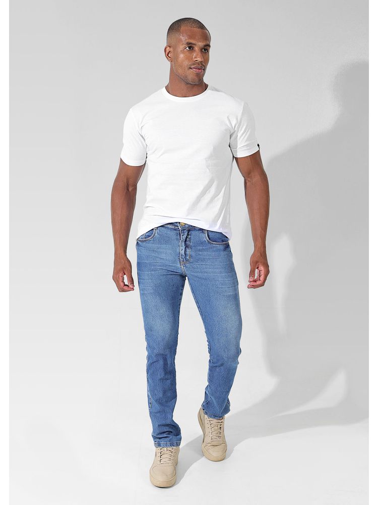 Calça Jeans Reta Masculina
