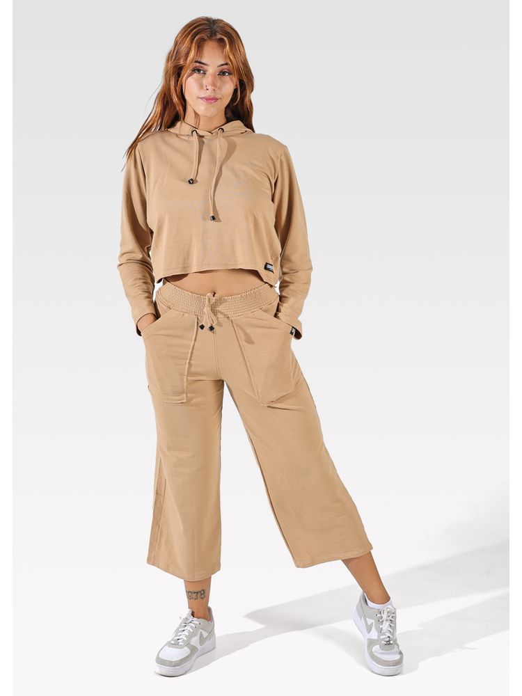 Calça Moletinho Pantacourt Ca... - Bronzo
