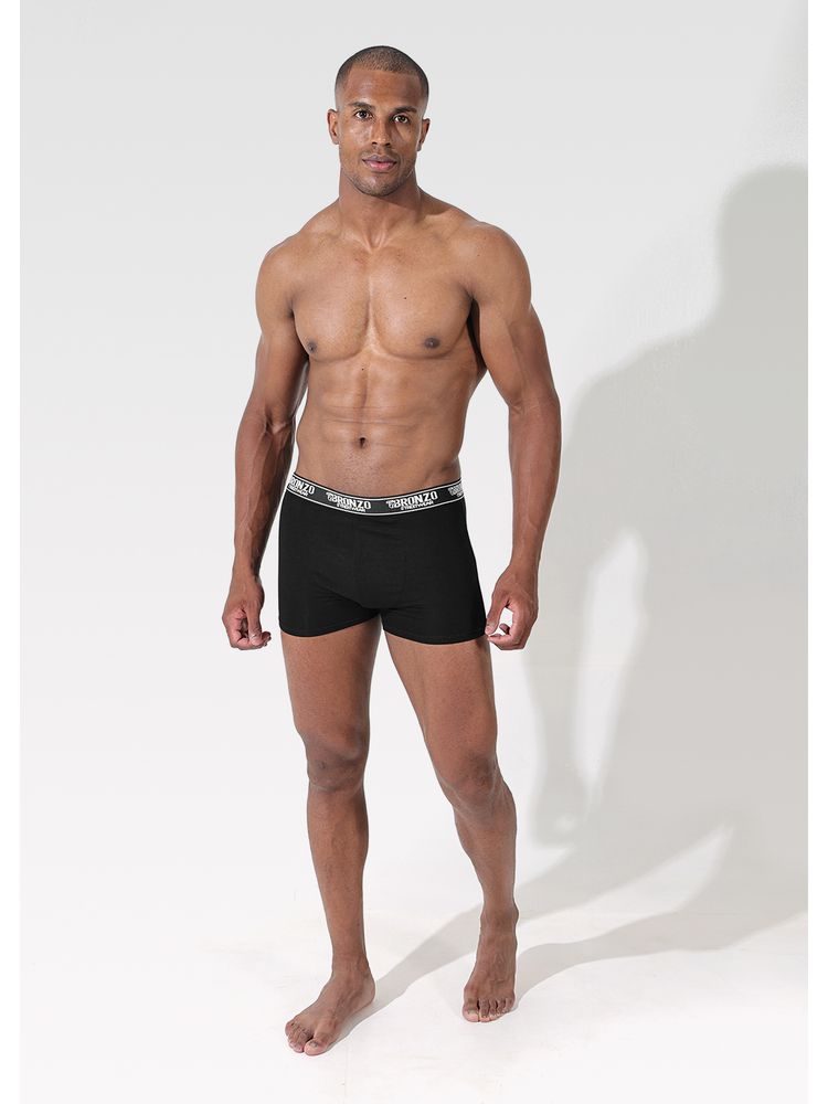 Cueca Boxer Preta - Bronzo