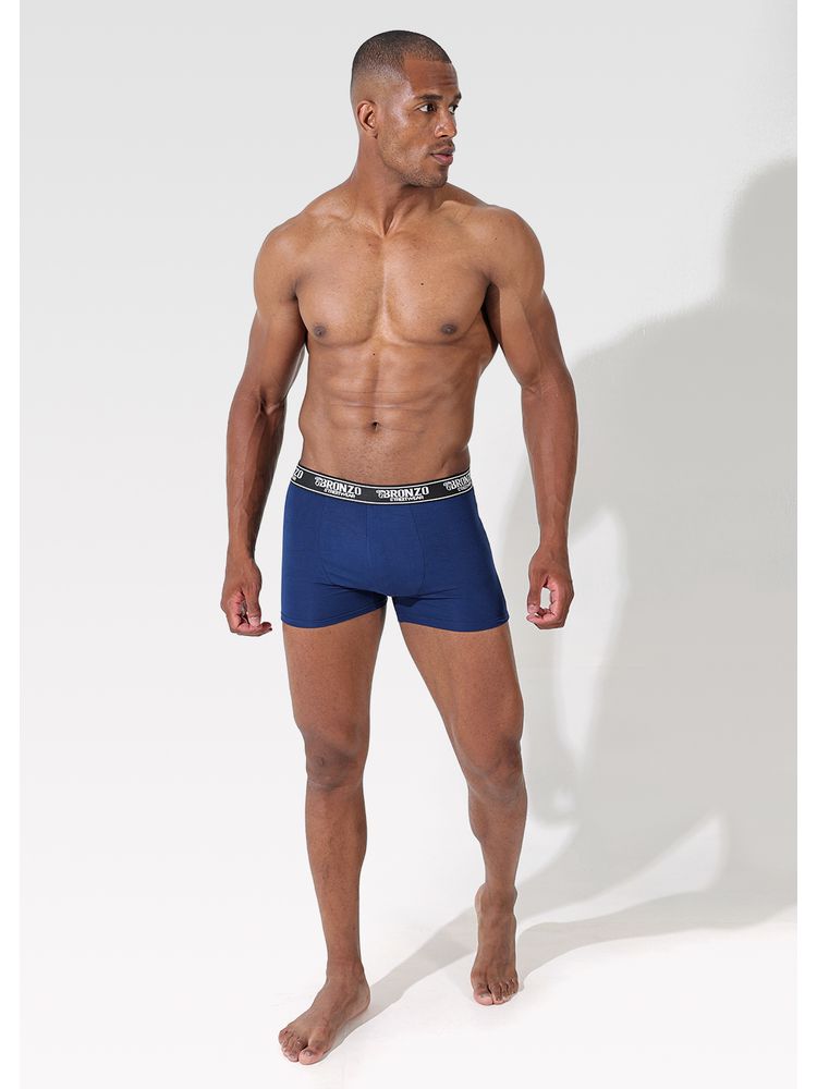 Cueca Boxer Azul Marinho - Bronzo